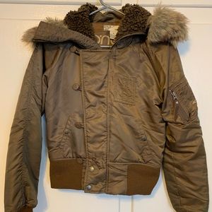 O’Neill bomber jacket with adjustable hood